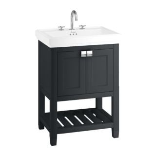 Burlington Riviera Vanity Unit, 65cm with Square Basin